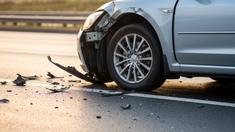 Motorowerzysta ginie w tragicznym wypadku na DW 587