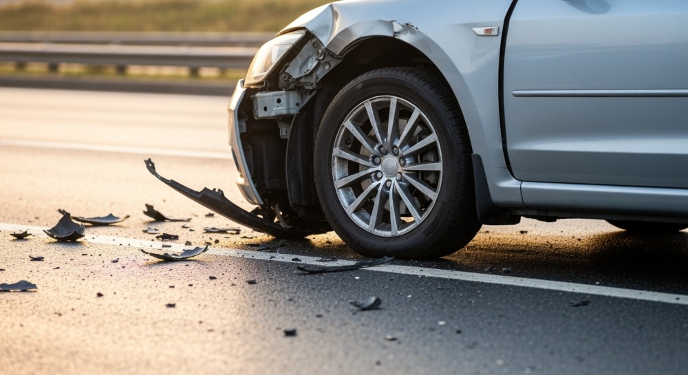 Motorowerzysta ginie w tragicznym wypadku na DW 587
