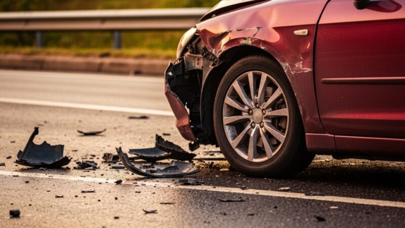 Wypadek na Al. Piłsudskiego: Pasażerka ranna, policja apeluje o ostrożność na drodze