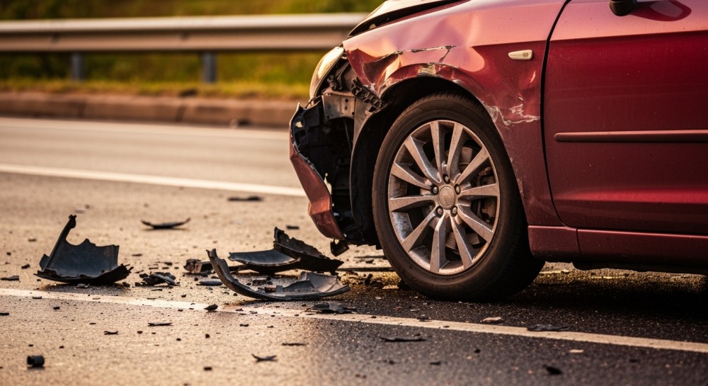 Wypadek na Al. Piłsudskiego: Pasażerka ranna, policja apeluje o ostrożność na drodze