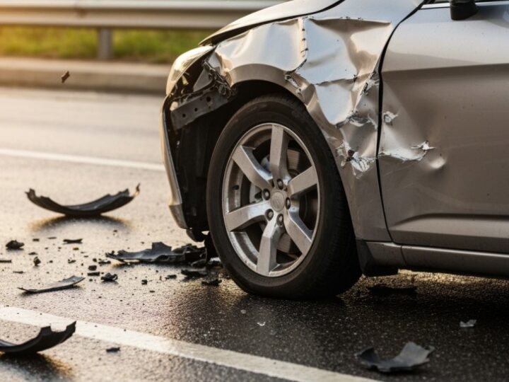 Kolizja czterech pojazdów na S7 w Wiśniewie – kierowcy apelują o ostrożność