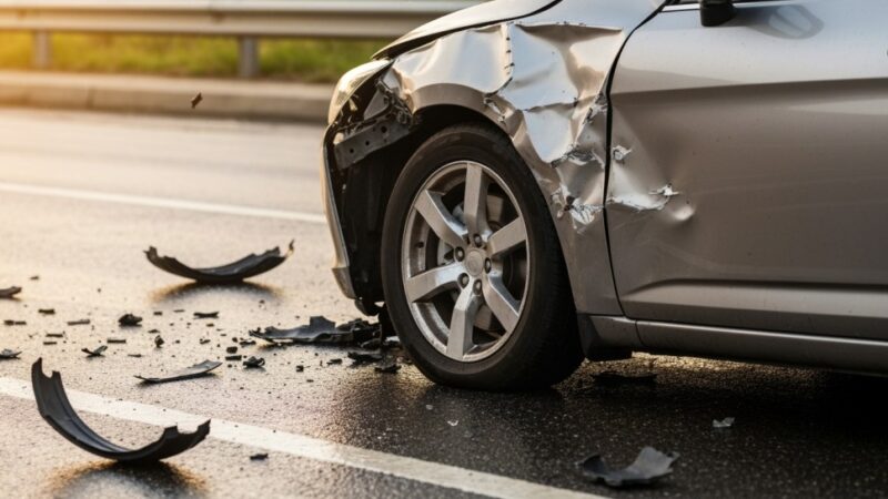 Kolizja czterech pojazdów na S7 w Wiśniewie – kierowcy apelują o ostrożność