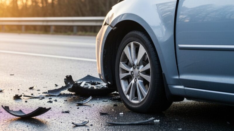 Ciągnik rolniczy w Modle wymusił pierwszeństwo, dochodzi do wypadku