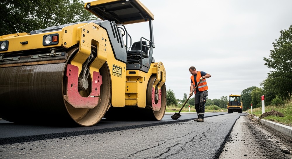 Powiat Mławski inwestuje 10 mln zł w nową drogę i rondo w Liberadzu dla poprawy bezpieczeństwa ruchu drogowego