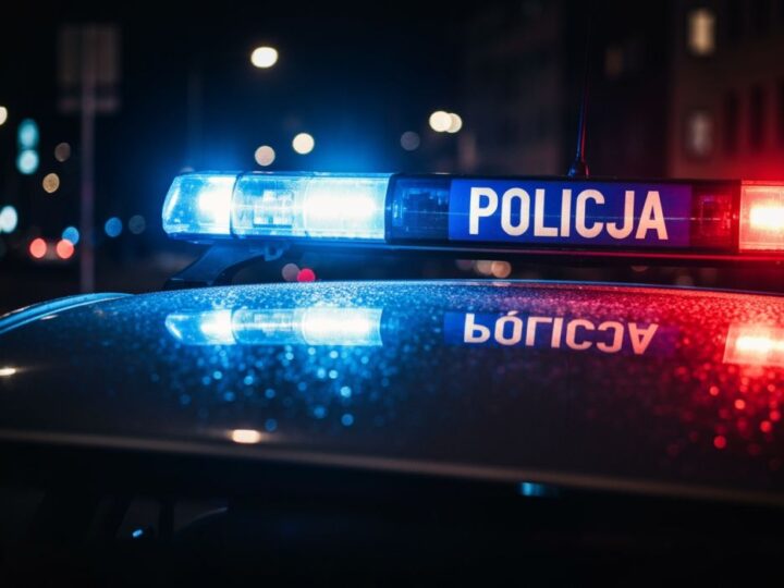 Zgasił światło i schował się, ale policja go znalazła