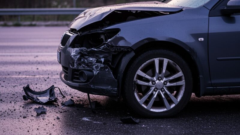 Wypadek w Kuskowie-Glinkach: Kobieta ranna w zderzeniu z drzewem, przetransportowana śmigłowcem do szpitala