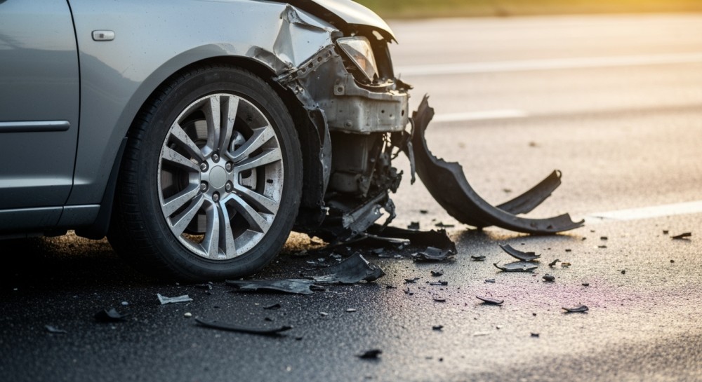 Wypadek ciężarówek na S7: droga do Gdańska zablokowana, ranni w szpitalu