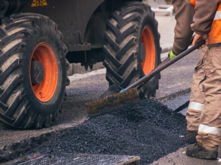 Postępy w budowie drogi na ul. J. Leszczyńskiego w Mławie