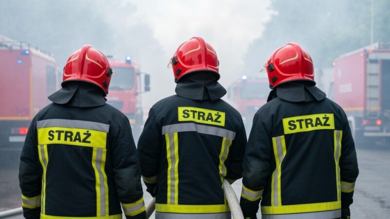 Pożar w Strzegowie: tragiczne odkrycie ciała 75-letniego mężczyzny
