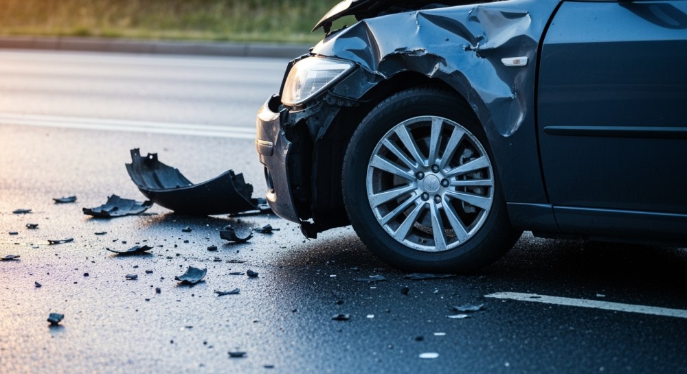 Wypadek na S7: Pasażerka Audi ranna po kolizji z Hondą